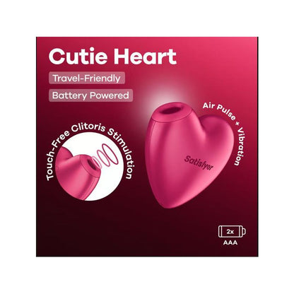 Cutie Heart Succionador de Clitoris Battery Series