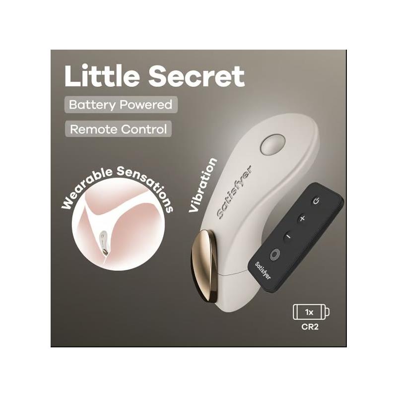 Little Secret Estimulador de Braguita Battery Series Warm Grey