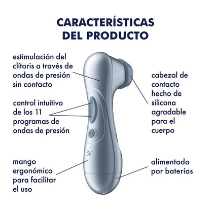 Pro 2 Gen 2 Succionador de Clitoris Battery Series Ice Blue