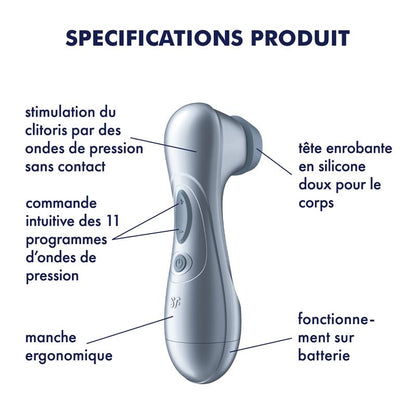 Pro 2 Gen 2 Succionador de Clitoris Battery Series Ice Blue