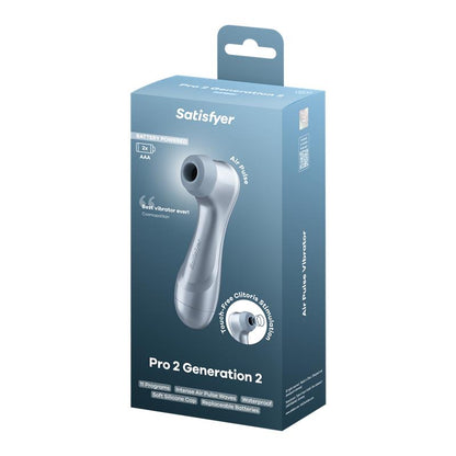Pro 2 Gen 2 Succionador de Clitoris Battery Series Ice Blue