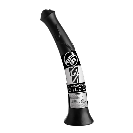 Pony Boy Dildo de Caballo - 43,10 cm - Negro