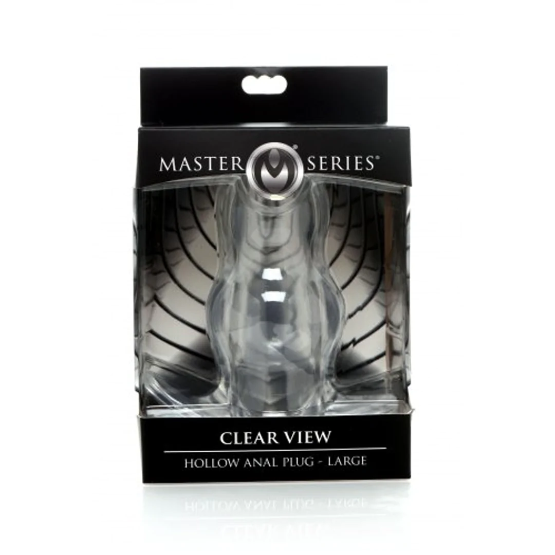 Tunel Clear View - Hollow Anal Plug - Large