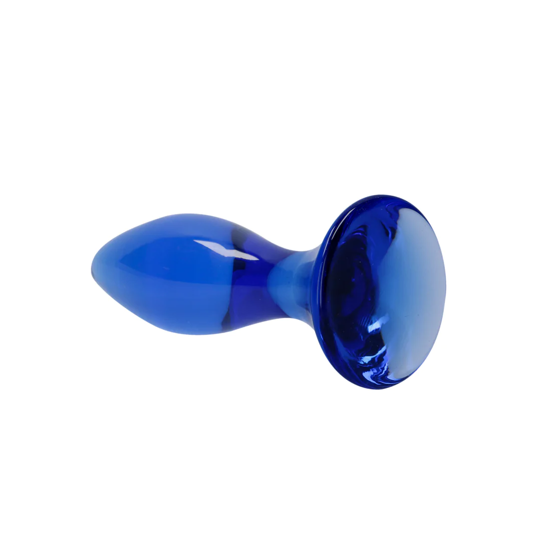 Follower - plug de cristal azul