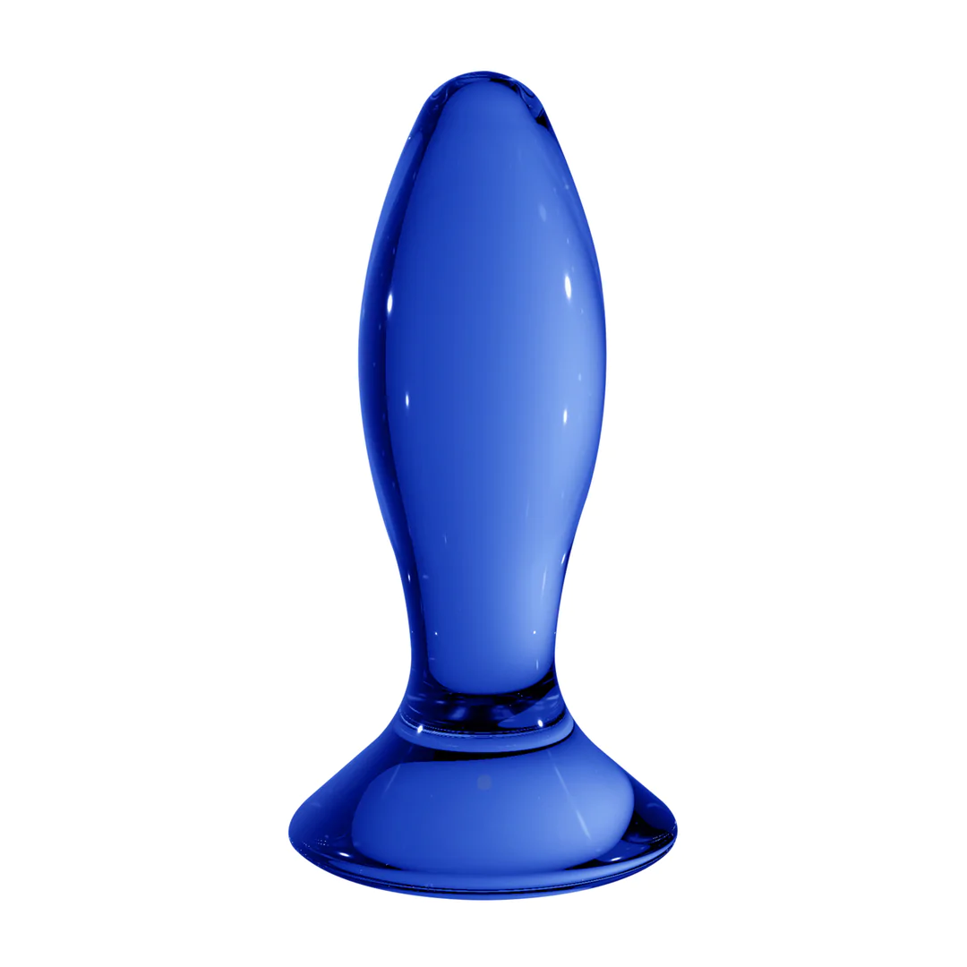 Follower - plug de cristal azul