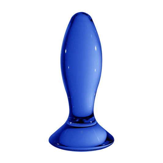 Follower - plug de cristal azul