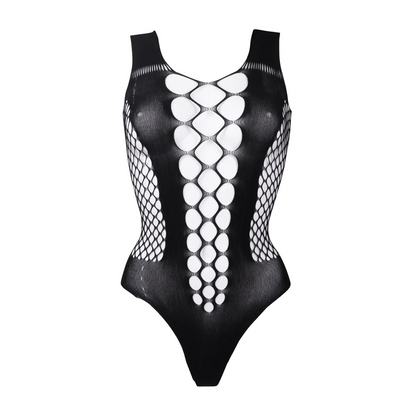 Contrast Fence Net Teddy - One Size