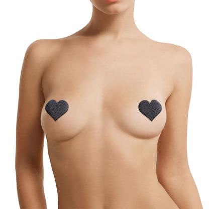 Pezoneras - Nipple Cover Set - Cross Star Heart - Negro