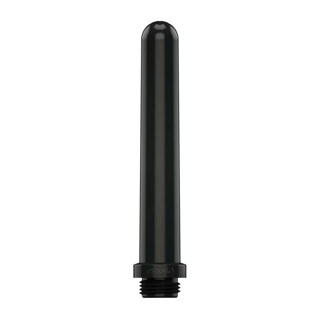 Ducha Anal Limpieza Premium - Ergoflo - 13 cm Negro