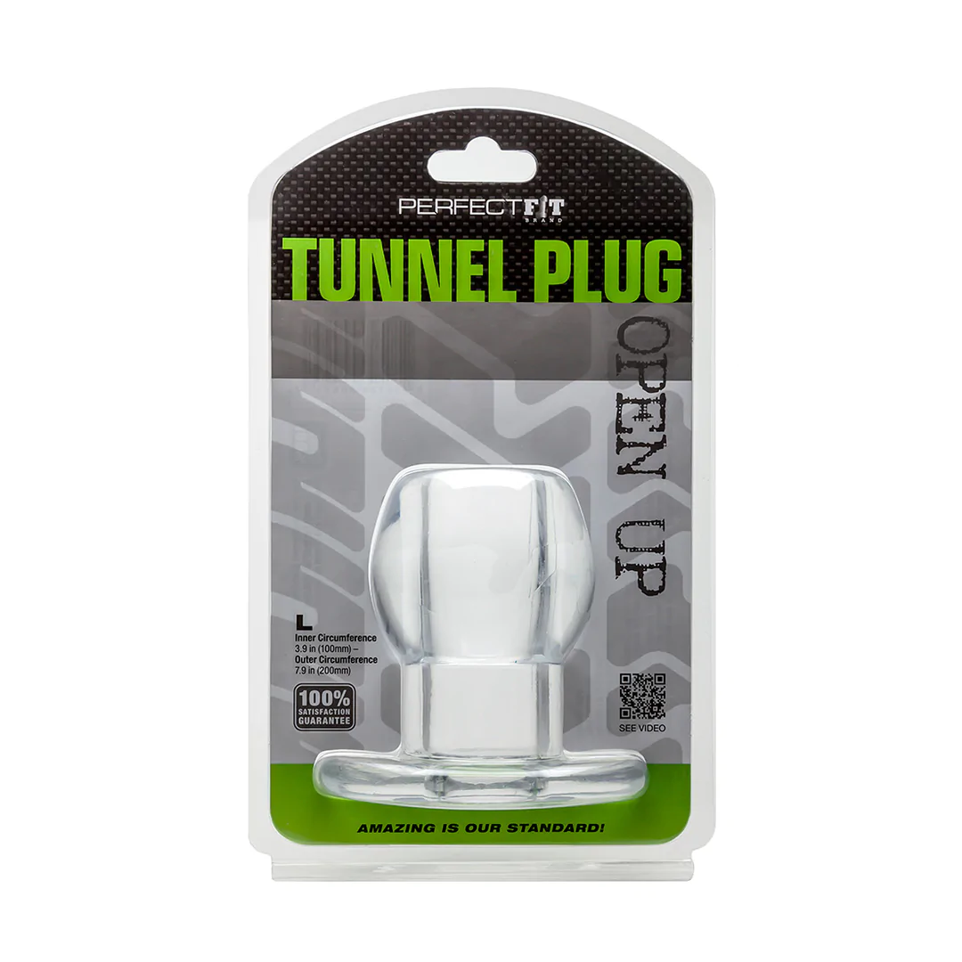 Tunel Plug Hollow L Transparente