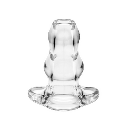Túnel doble - Plug anal hueco - M Transparente