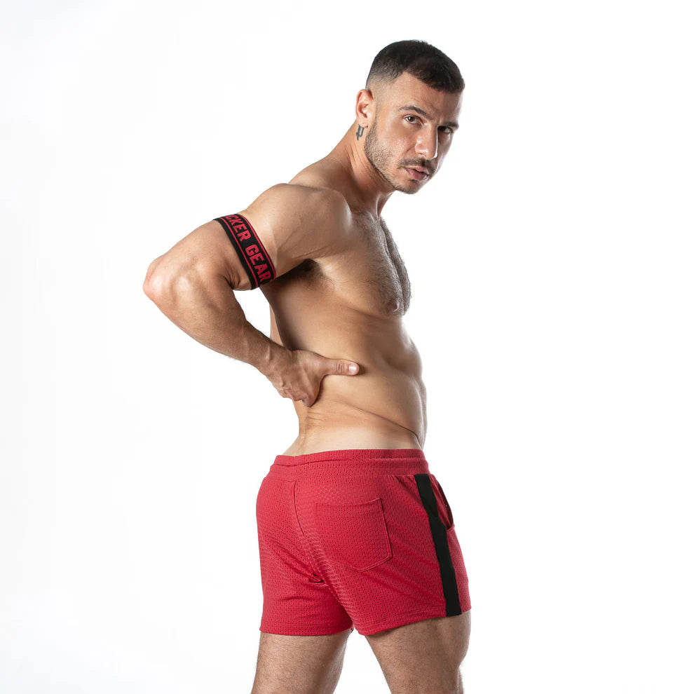 SWEAT IT SHORT Rojo/Negro M