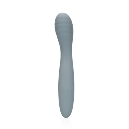 Vibrador de punto G de silicona ultra suave - Gris basalto