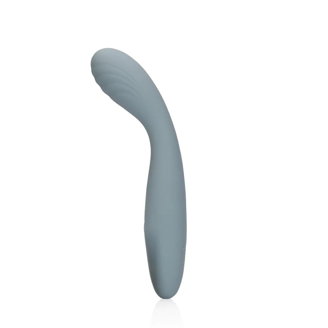 Vibrador de punto G de silicona ultra suave - Gris basalto
