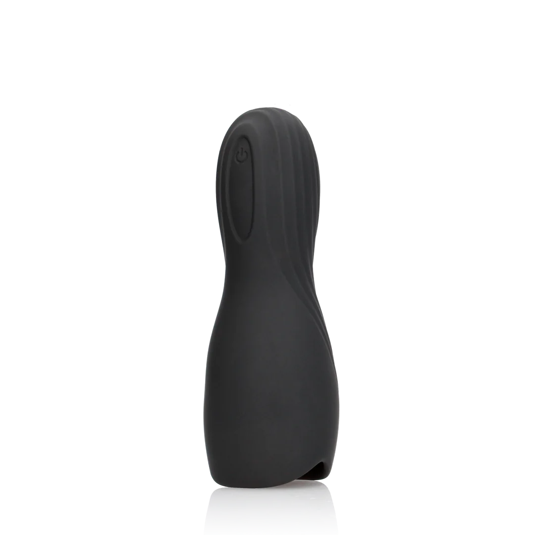 Masturbador funda vibradora - negro regaliz