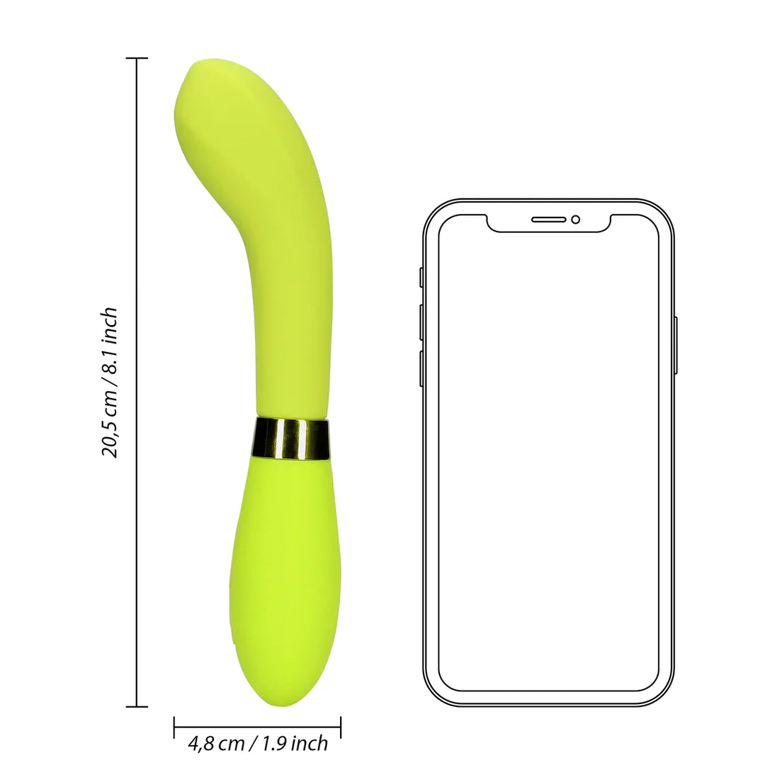 Vibrador de silicona para el punto G - Lime Passion
