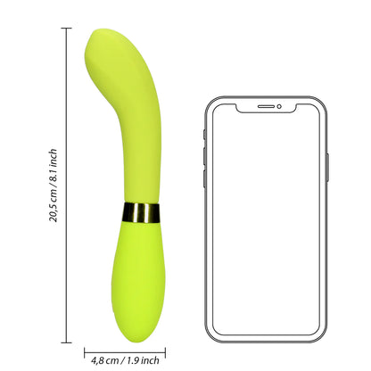 Vibrador de silicona para el punto G - Lime Passion