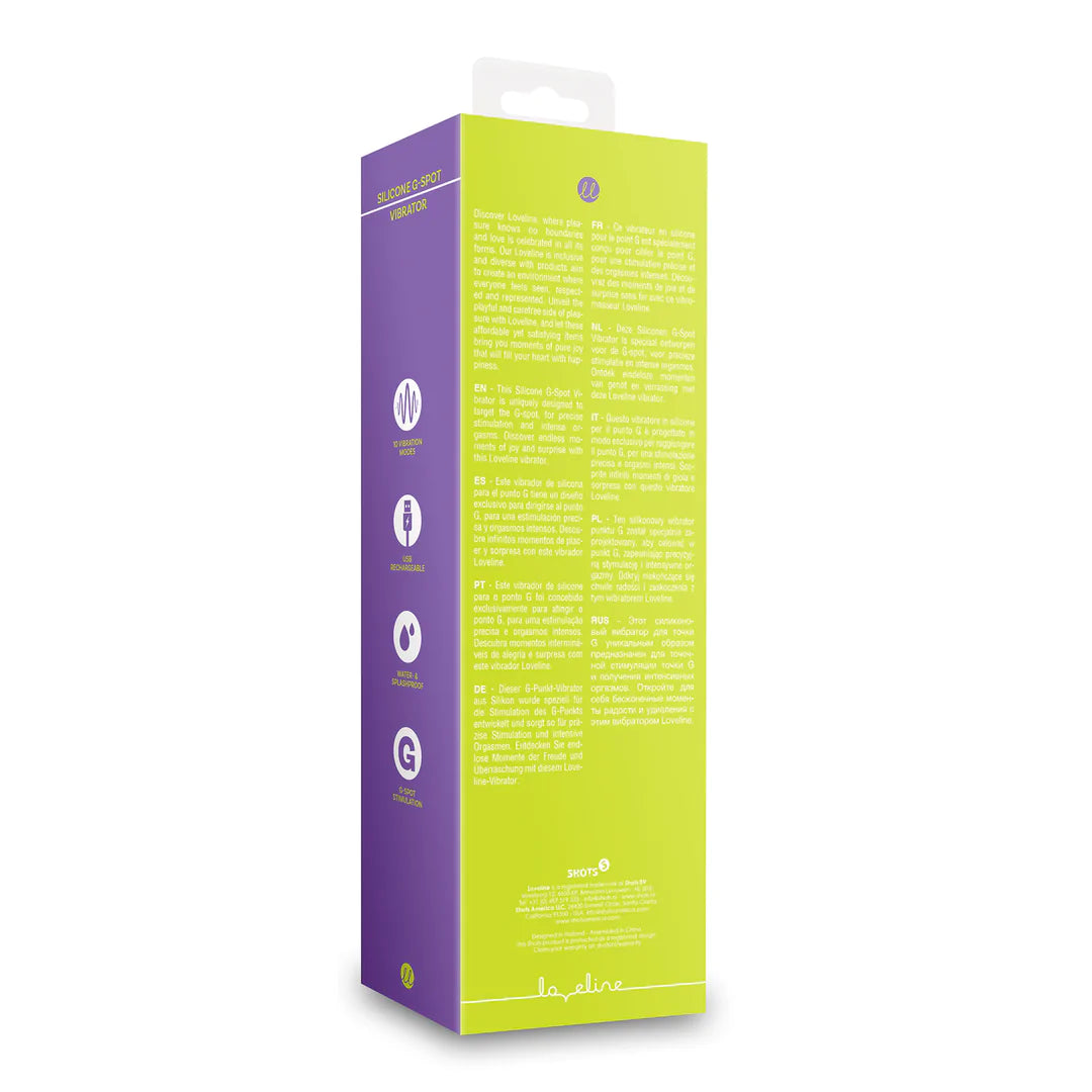 Vibrador de silicona para el punto G - Lime Passion