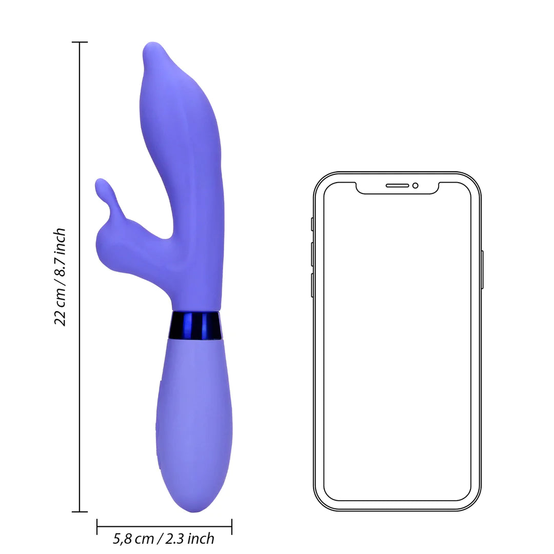 Vibrador de conejo puntiagudo de silicona - Protanopia