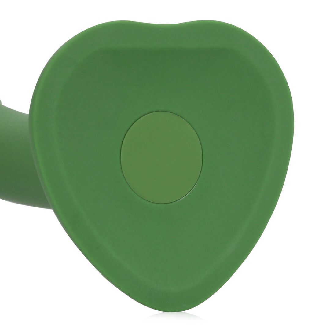 Dildo con Vibracion No Fálico - Verde Bosque