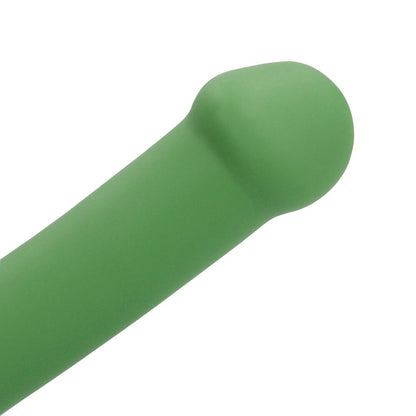 Dildo con Vibracion No Fálico - Verde Bosque