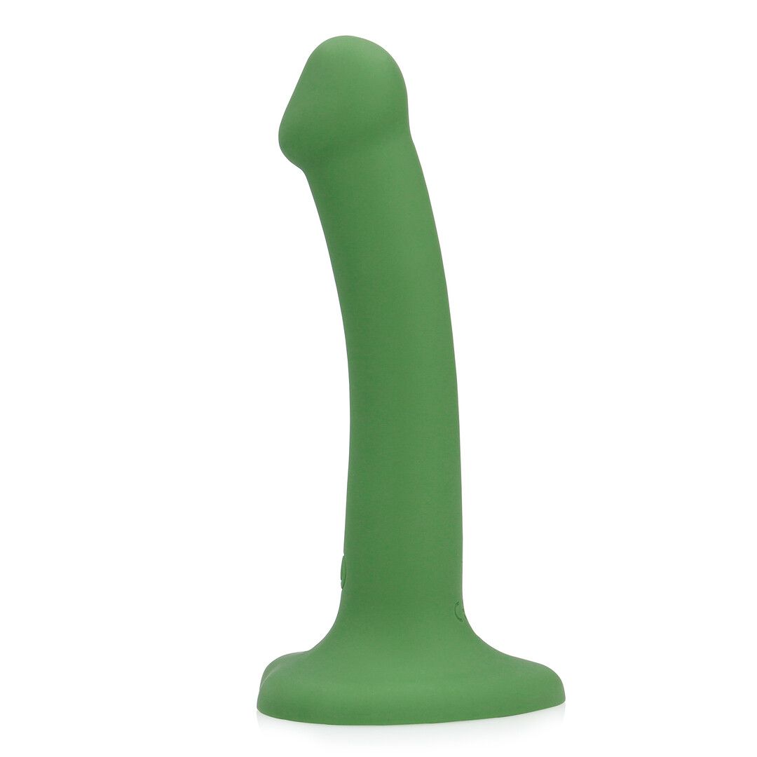 Dildo con Vibracion No Fálico - Verde Bosque