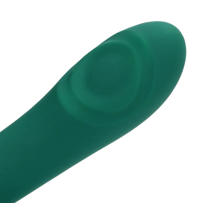 Vibrador de punto G y P - Pulse Wave - Cristal verde