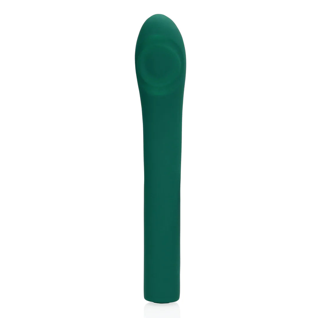Vibrador de punto G y P - Pulse Wave - Cristal verde