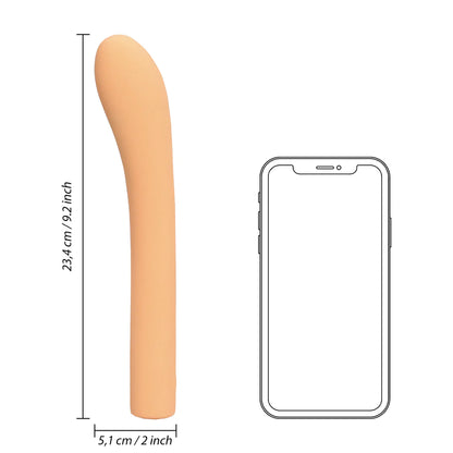 Vibrador para el punto G y P con dedos - Peach Fuzz