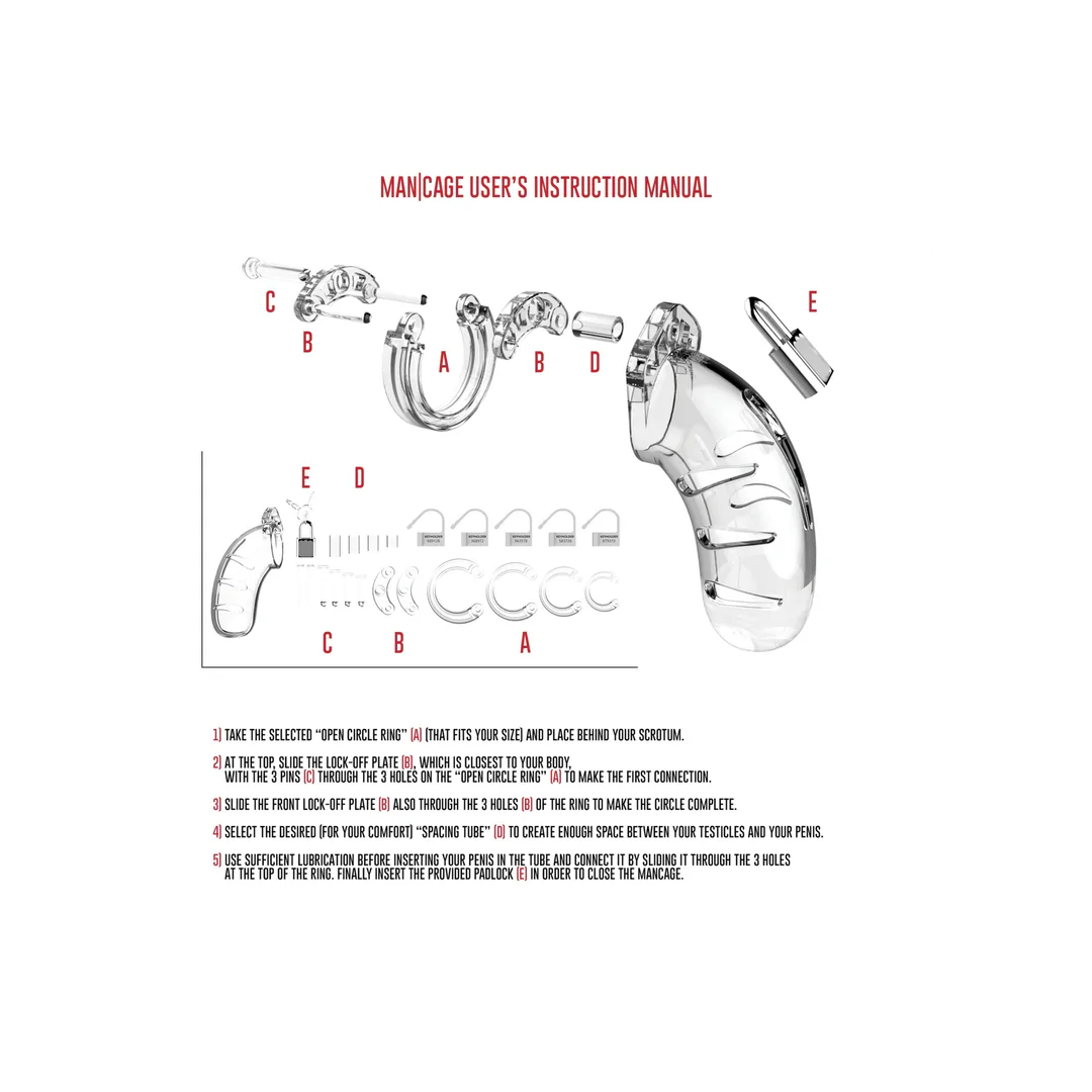 Model 05 Chastity Cock Cage - 5.5" / 14 cm