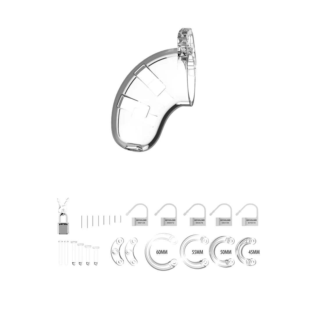 Model 13 Chastity Cock Cage - 2.5" / 6,5 cm negro