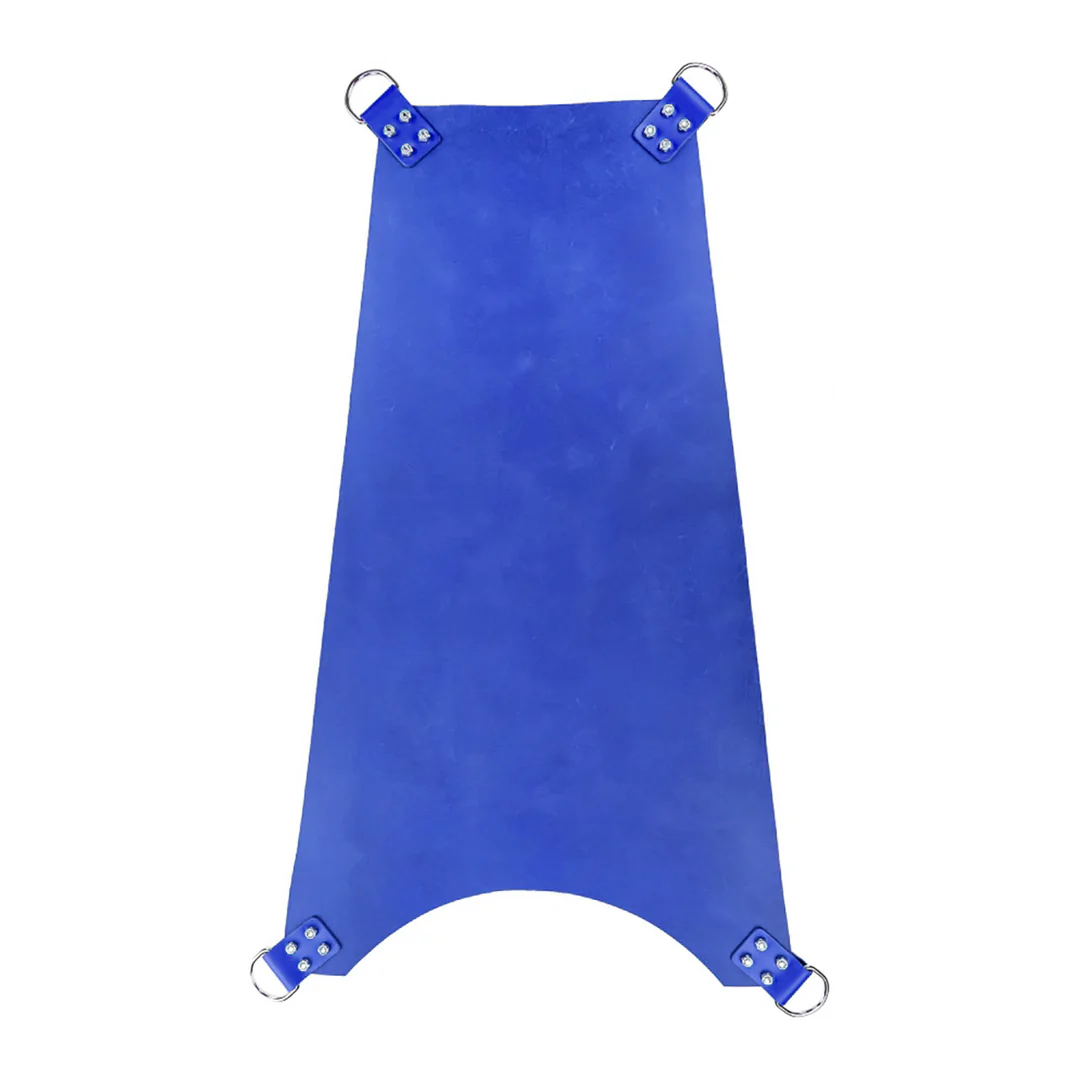 Sling de cuero con 4 puntos azul
