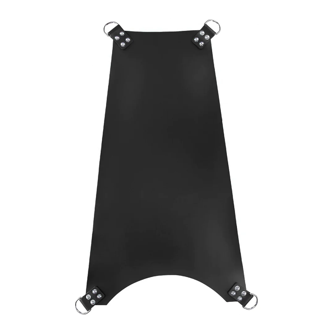 Sling de cuero con 4 puntos Negro