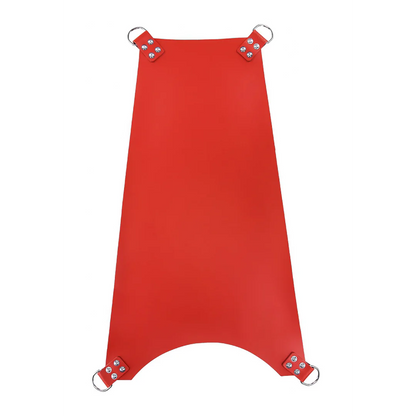 Sling de cuero con 4 puntos Rojo
