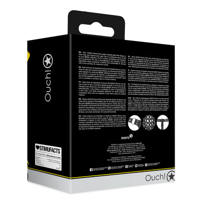 Suspensorio de castidad de cuero sintético - Negro