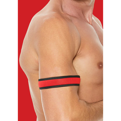 Brazaletes de Neopreno 2 unds. Rojo y negro