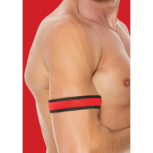 Brazaletes de Neopreno 2 unds. Rojo y negro