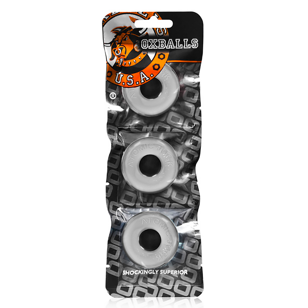 Ringer - 3-pack de Do-Nut-1 Cockrings - Clear