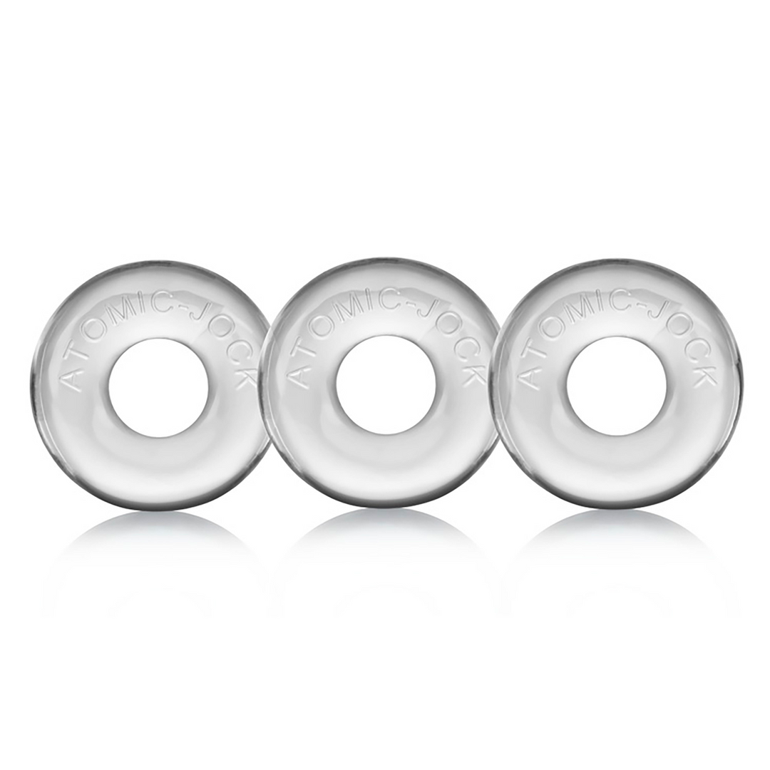 Ringer - 3-pack de Do-Nut-1 Cockrings - Clear