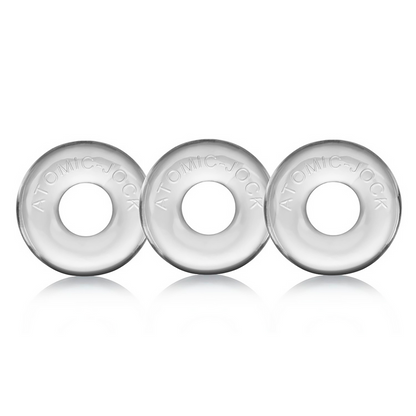 Ringer - 3-pack de Do-Nut-1 Cockrings - Clear