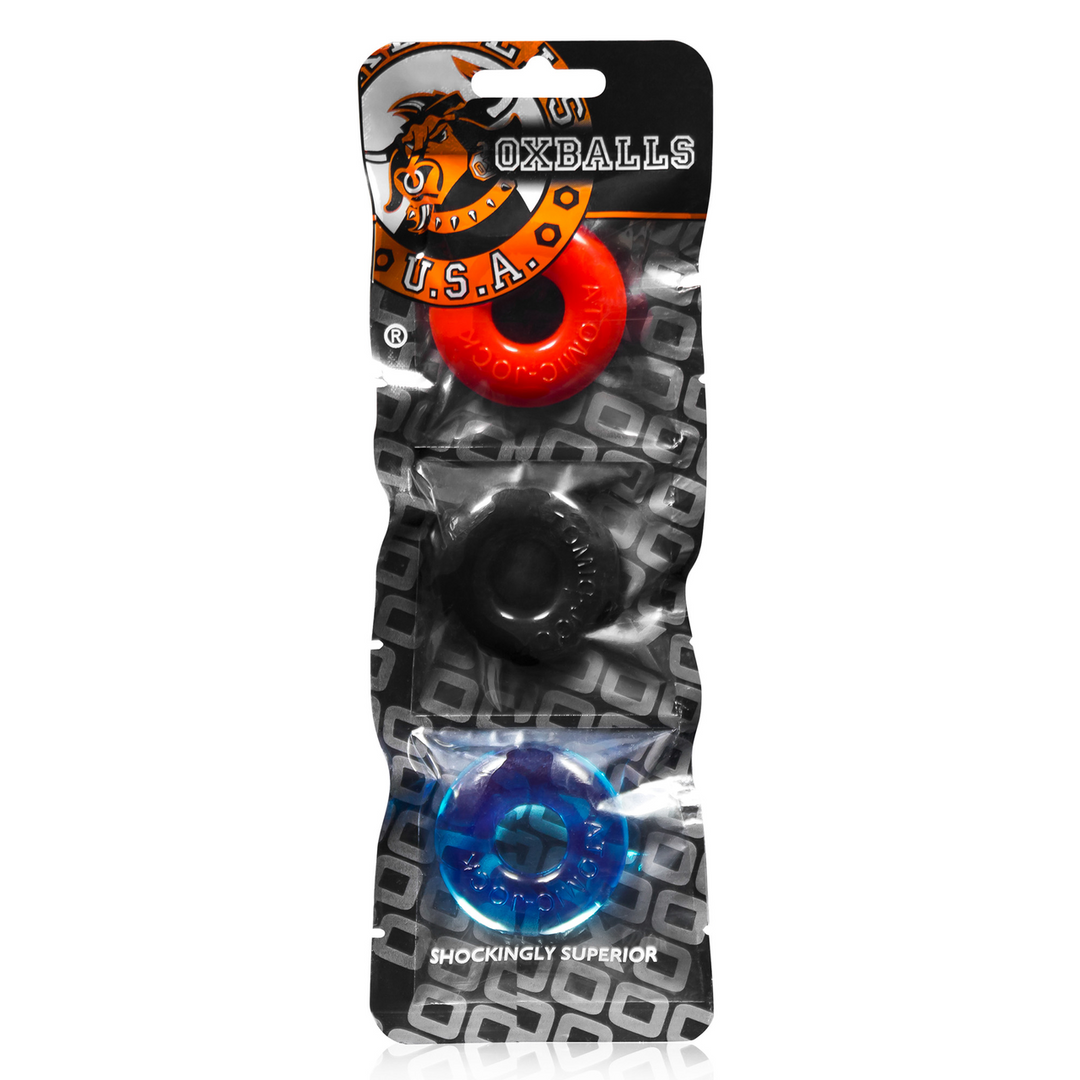 Ringer - 3-pack de Do-Nut-1 Cockrings - Multicolor