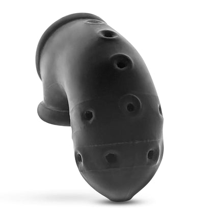 Jaula de castidad AIR-LOCK ventilada Black Ice