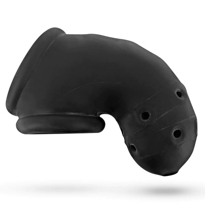 Jaula de castidad AIR-LOCK ventilada Black Ice