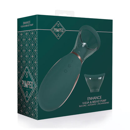 Enhance - Extractor de leche y vulva recargable - Verde Bosque