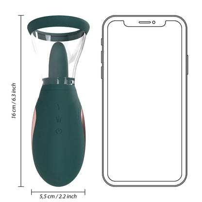 Enhance - Extractor de leche y vulva recargable - Verde Bosque