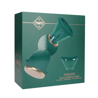 Exquisito - Extractor de leche y vulva recargable - Verde Bosque