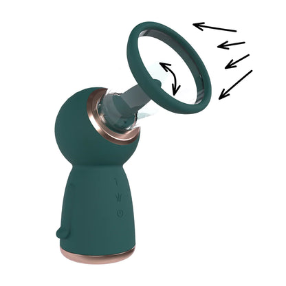 Exquisito - Extractor de leche y vulva recargable - Verde Bosque