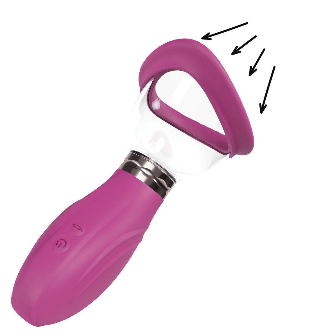 Delightful - Extractor de leche y vulva recargable - Rosa