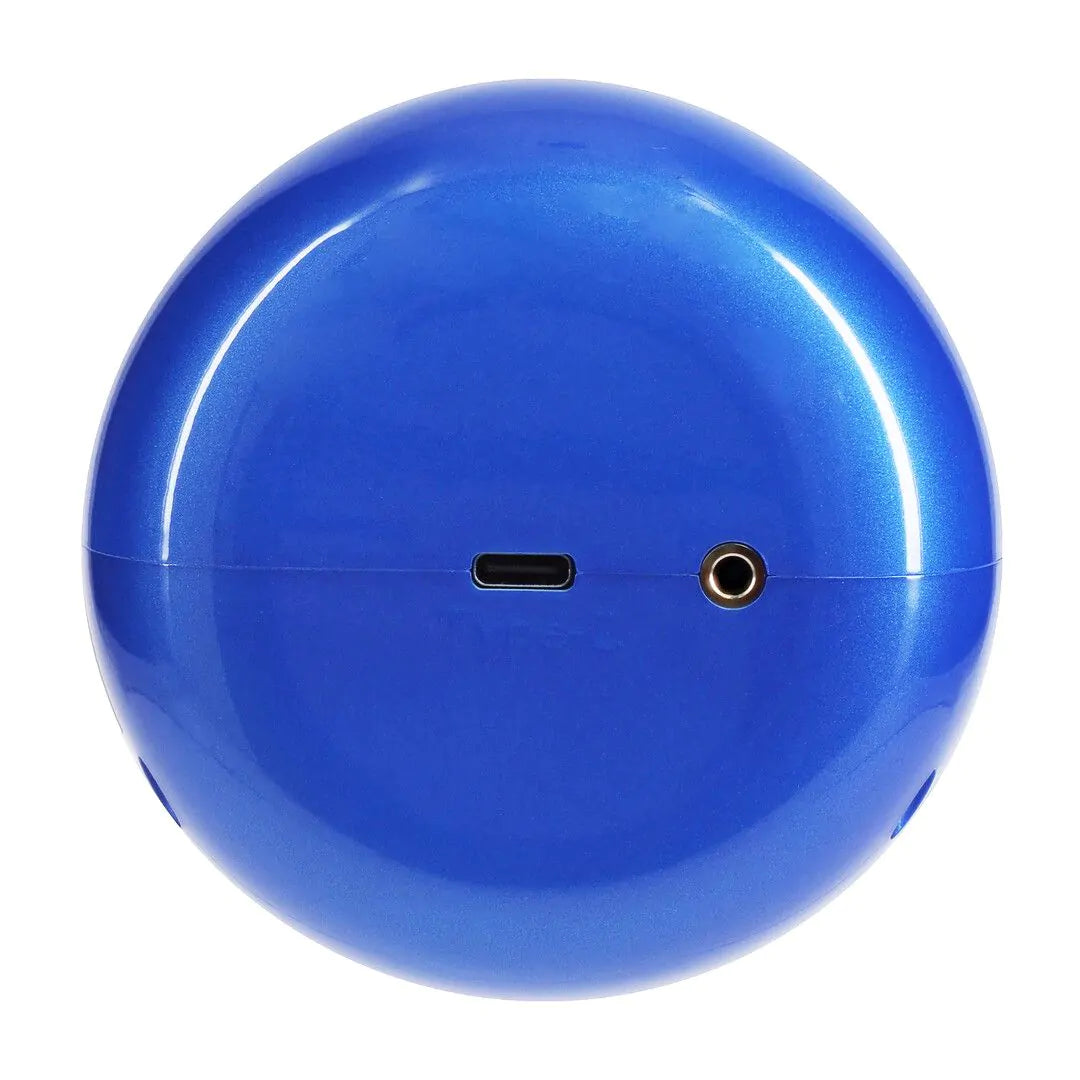 Vortex - Bomba masturbadora de succión, rotación y empuje - Azul metalizado