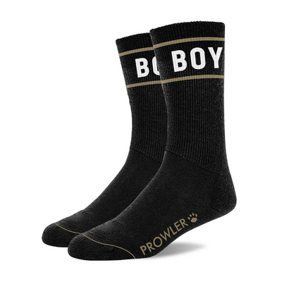 Calcetines Boy negro/blanco